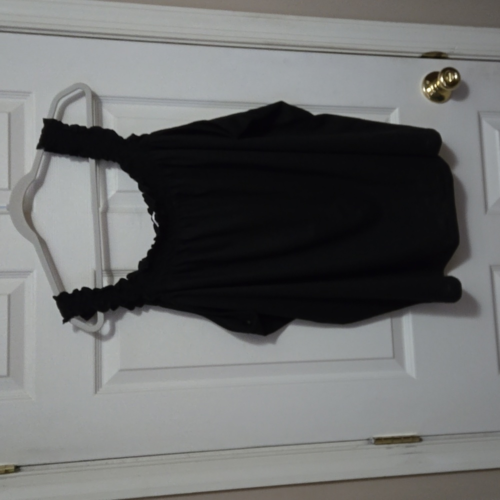 Black tank top
